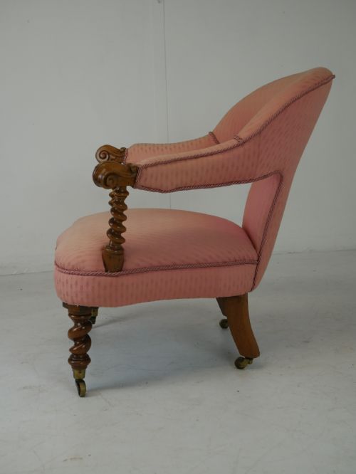 DECORATIVE WALNUT ARMCHAIR - ADDITIONAL PHOTO 16
