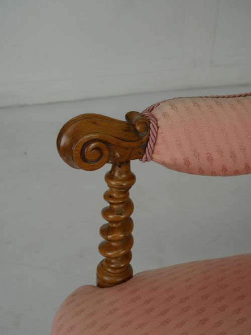 DECORATIVE WALNUT ARMCHAIR - ADDITIONAL PHOTO 13