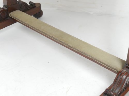 19THC LEATHER TOP SIDE TABLE - ADDITIONAL PHOTO 12