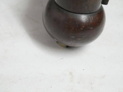 19THC LEATHER TOP SIDE TABLE - ADDITIONAL PHOTO 13