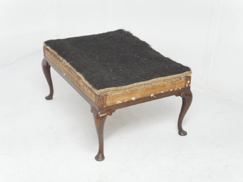 Oblong Mahogany Stool