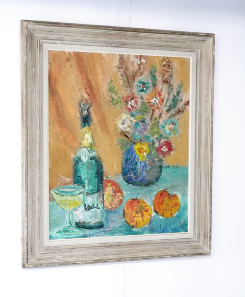 Oil Painting Vase of Flowers