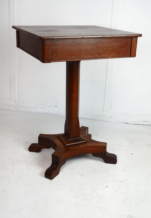 English 19thc Oak  Side Table