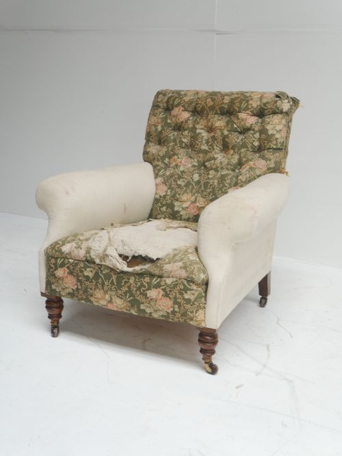 Large19thc Armchair Shoolbred London