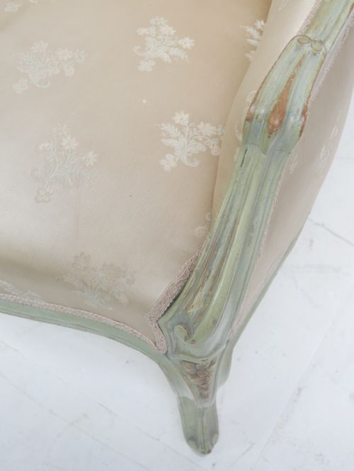 PAIR SCANDINAVIAN PAINTED ARMCHAIRS - ADDITIONAL PHOTO 10