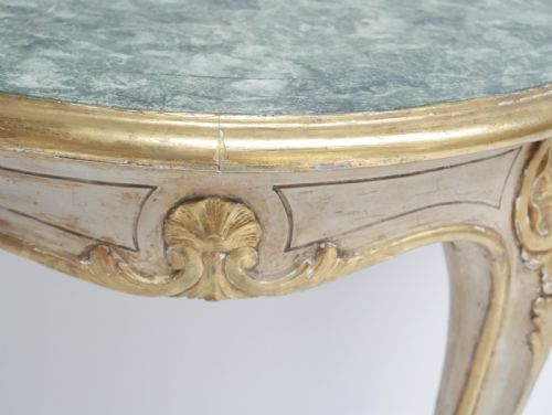 PAIR 1920'S PAINTED CONSOLE TABLES - ADDITIONAL PHOTO 1