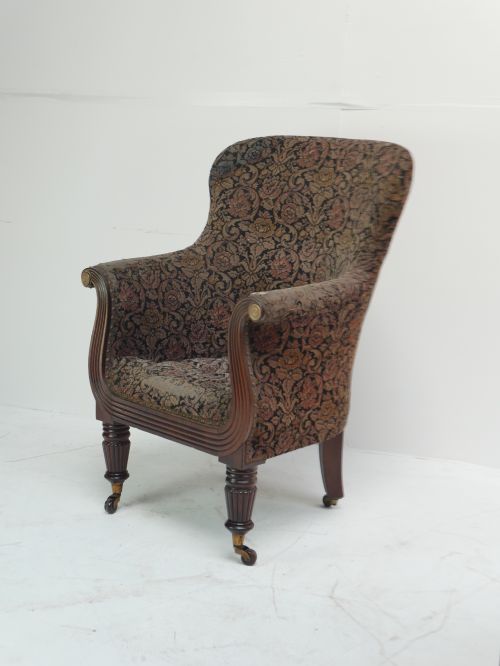 English Regency Reading Arm Chair