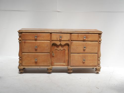 English 19thc Pine Dresser