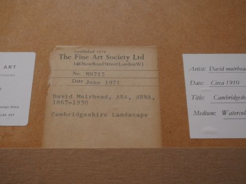 DAVID MUIRHEAD PAINTING CAMBRIDGESHIRE - ADDITIONAL PHOTO 3