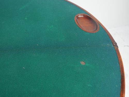 18TH CENTURY DEMI LUNE GAMES SIDE TABLE - ADDITIONAL PHOTO 7