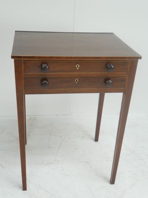 Sheraton Period Lamp Side Table