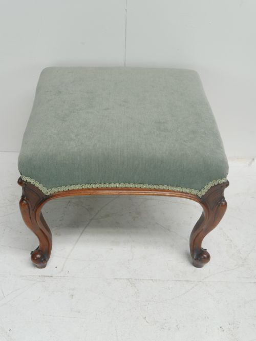 19thc Square Stool