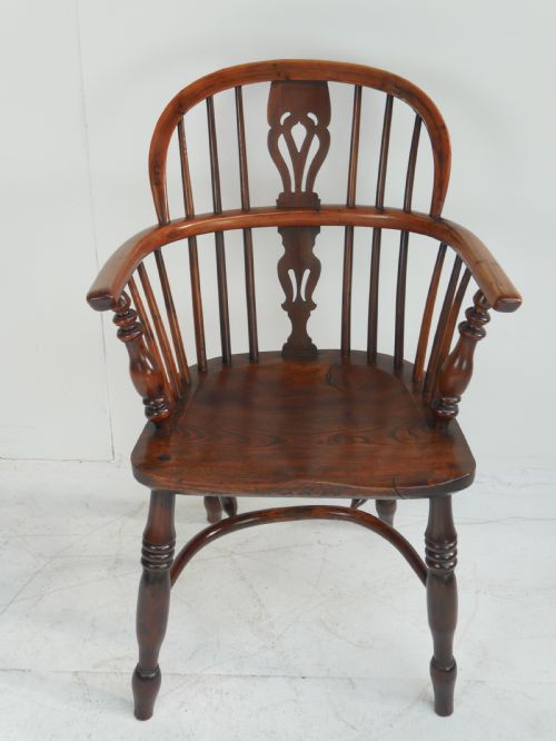 Regency Yew Windsor Armchair