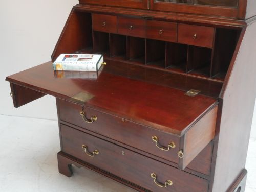 GEORGIAN BUREAU BOOKCASE - ADDITIONAL PHOTO 2