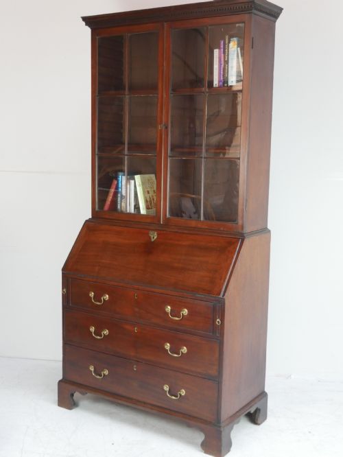 GEORGIAN BUREAU BOOKCASE - ADDITIONAL PHOTO 11