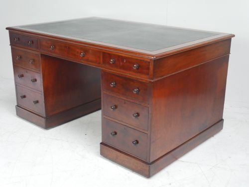 Scottish Mahogany Partners Desk