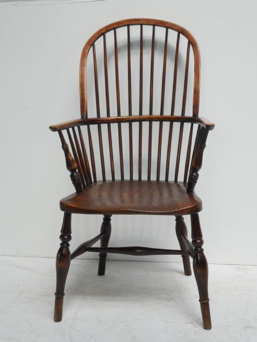 19thc Hoop Back Windsor Armchair