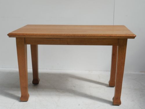 1920'S SOLID OAK OBLONG TABLE - ADDITIONAL PHOTO 4