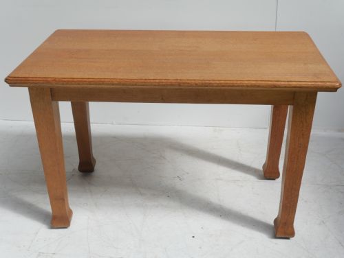 1920'S SOLID OAK OBLONG TABLE - ADDITIONAL PHOTO 5