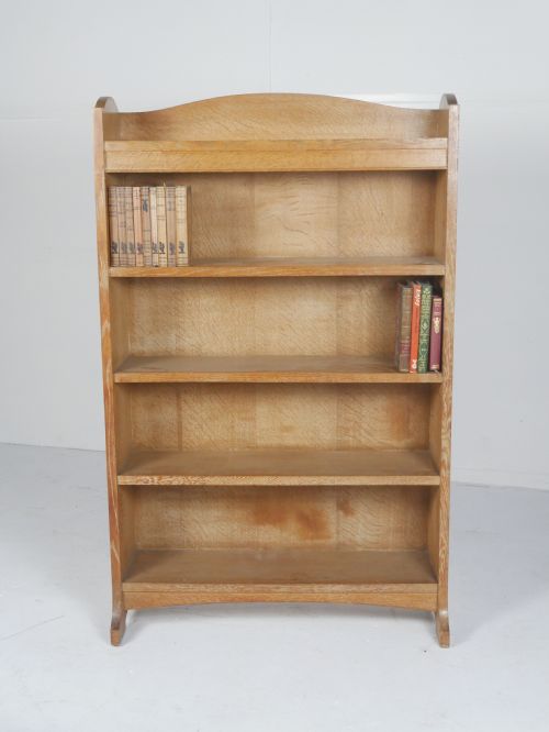 Heals Oak Bookcase 122cm High