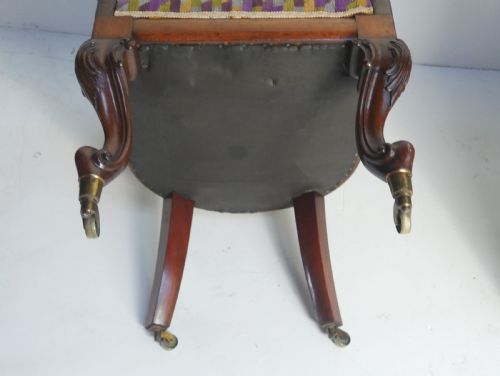 NEAT19TH CENTURY SLIPPER CHAIR - ADDITIONAL PHOTO 7