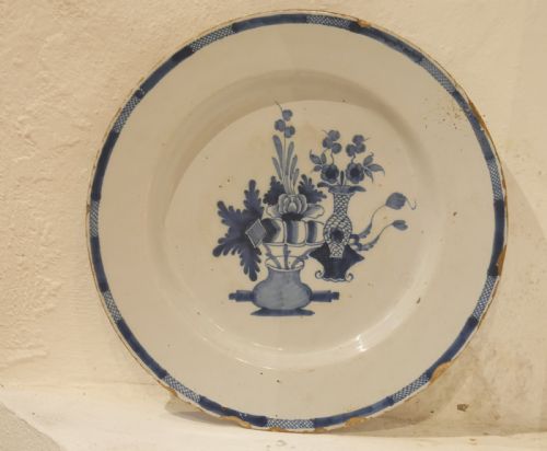 18thc Delft Charger 37.Cm Wide
