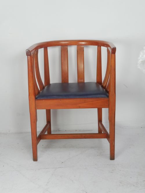 PAIR ARTS CRAFTS TUB CHAIRS - ADDITIONAL PHOTO 3