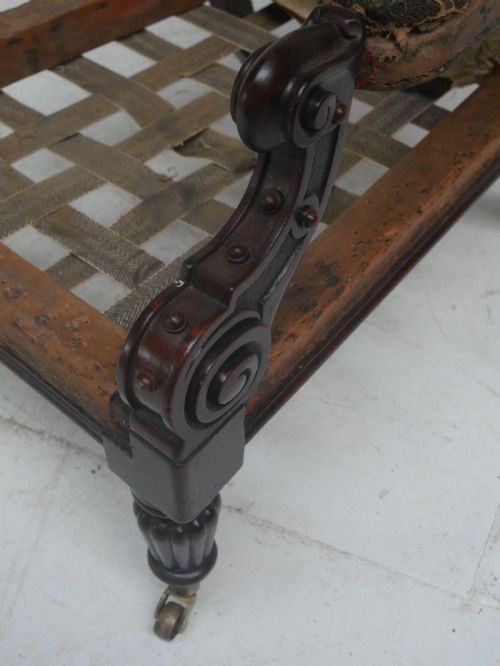 19THC ARM CHAIR FOR UPHOLSTERY - ADDITIONAL PHOTO 6
