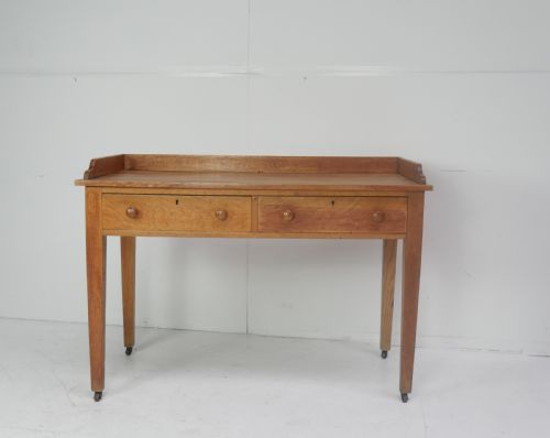 19thc Oak Writing Desk