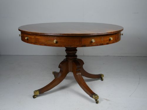 Regency Period Drum Table