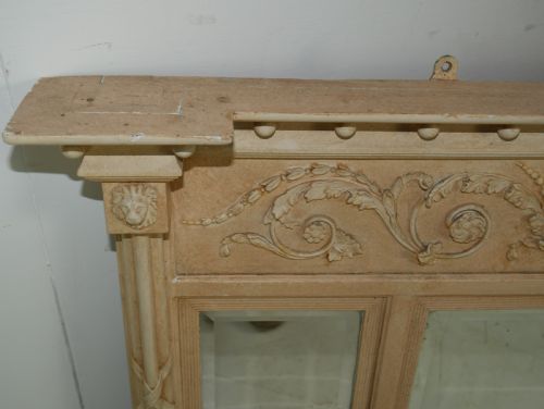 PAINTED OVERMANTLE MIRROR - ADDITIONAL PHOTO 2