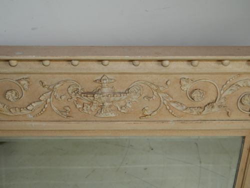 PAINTED OVERMANTLE MIRROR - ADDITIONAL PHOTO 3