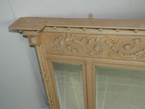 PAINTED OVERMANTLE MIRROR - ADDITIONAL PHOTO 4