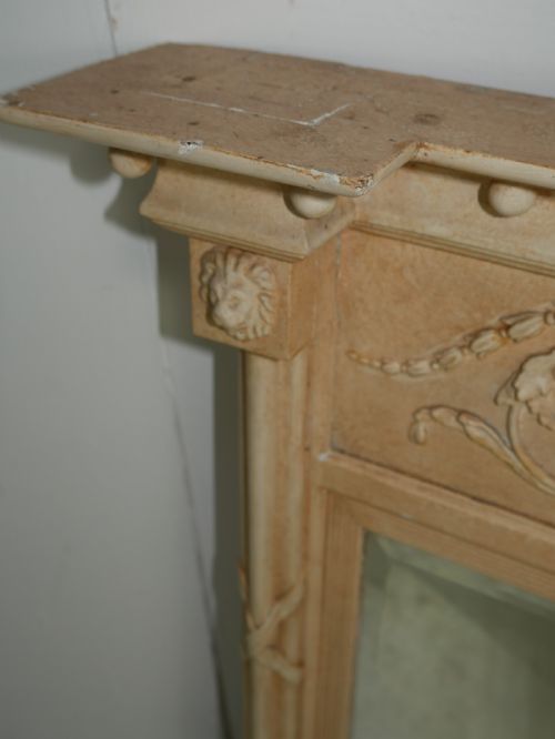 PAINTED OVERMANTLE MIRROR - ADDITIONAL PHOTO 7
