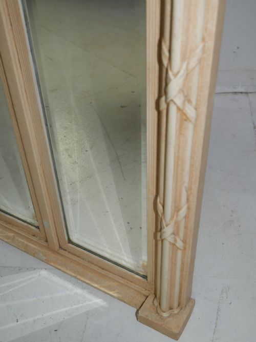 PAINTED OVERMANTLE MIRROR - ADDITIONAL PHOTO 5