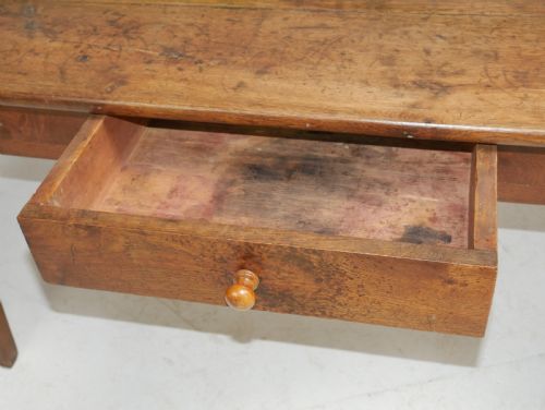 19THC OAK KITCHEN DINING REFECTORY TABLE - ADDITIONAL PHOTO 4