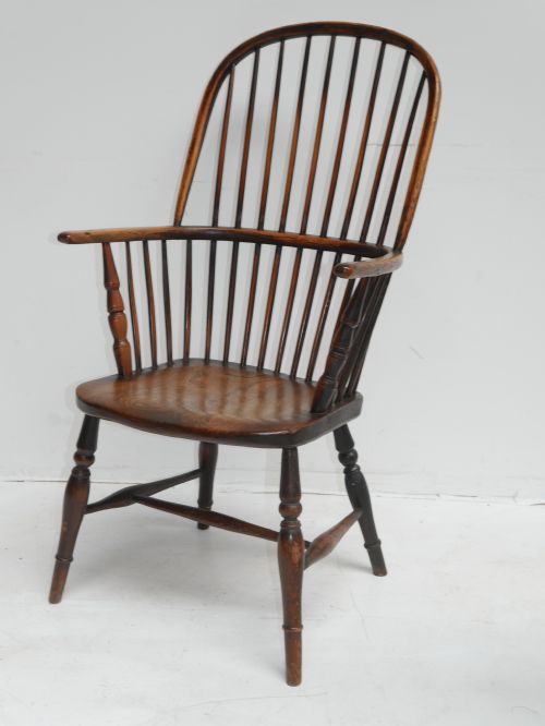 19th century hoop back windsor chair - CATEGORY: ANTIQUE CHAIRS - DATED 1850