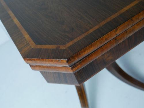 FINE REGENCY ROSEWOOD CARD TABLE - ADDITIONAL PHOTO 7
