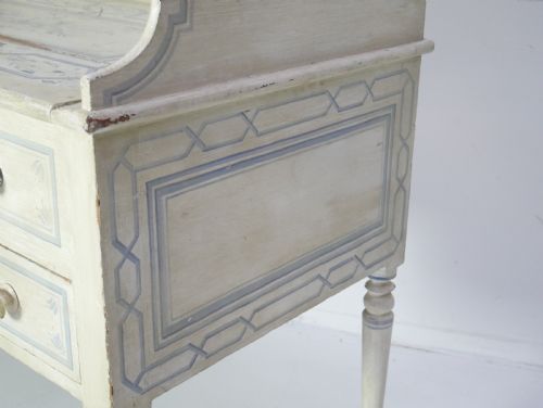 19THC PAINTED SIDE TABLE - ADDITIONAL PHOTO 2