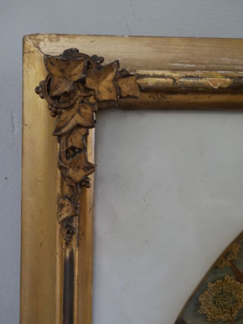EARLY 19THC CREWEL WORK EMBROIDERY - ADDITIONAL PHOTO 5
