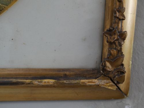 EARLY 19THC CREWEL WORK EMBROIDERY - ADDITIONAL PHOTO 6