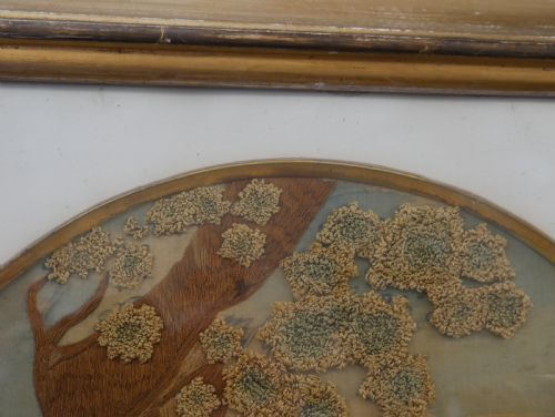 EARLY 19THC CREWEL WORK EMBROIDERY - ADDITIONAL PHOTO 8