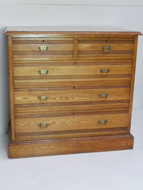 fig 1. Pair Ash Chest of Drawers Jas Shoolbred