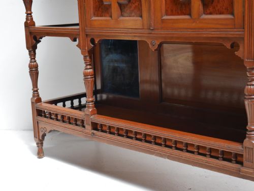 FINE WALNUT AMBOYNA SIDEBOARD - ADDITIONAL PHOTO 10