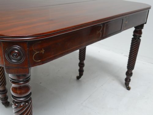 LARGE IRISH FOLDING DINING TABLE - ADDITIONAL PHOTO 3