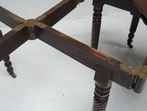 LARGE IRISH FOLDING DINING TABLE - ADDITIONAL PHOTO 13