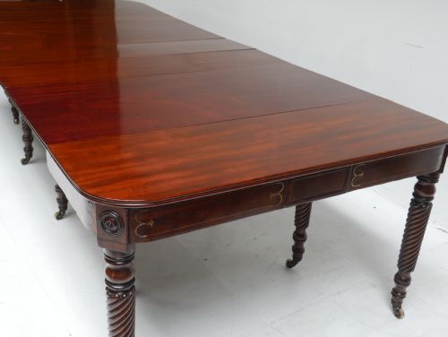 LARGE IRISH FOLDING DINING TABLE - ADDITIONAL PHOTO 17