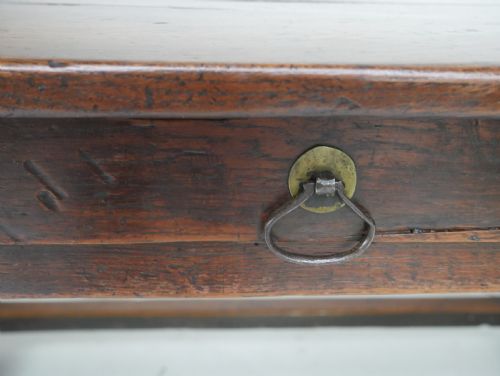 GEORGIAN OAK SIDE HALL TABLE - ADDITIONAL PHOTO 3
