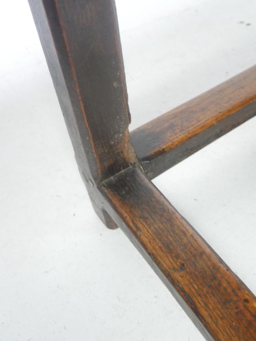 GEORGIAN OAK SIDE HALL TABLE - ADDITIONAL PHOTO 12