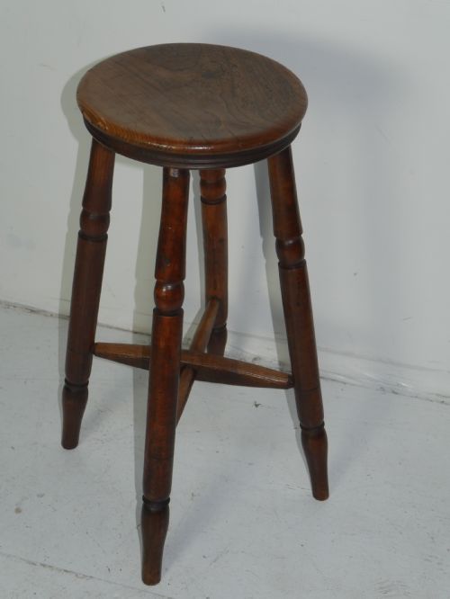 Elm Stool 66cm High